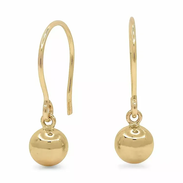 5 mm kuula kultakorvakorut 14 karaatin kultaa - Gold Collection