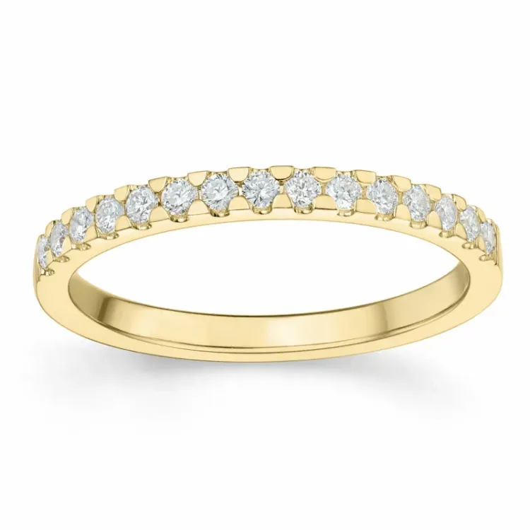 timantti alianssisormus 14 karaatin kultaa 0,24 ct