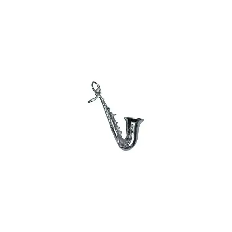 Saxofoni riipus hopeaa
