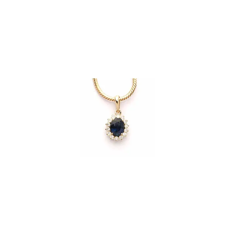 safiiri riipus 14 karaatti kultaa 0,08 ct 0,51 ct