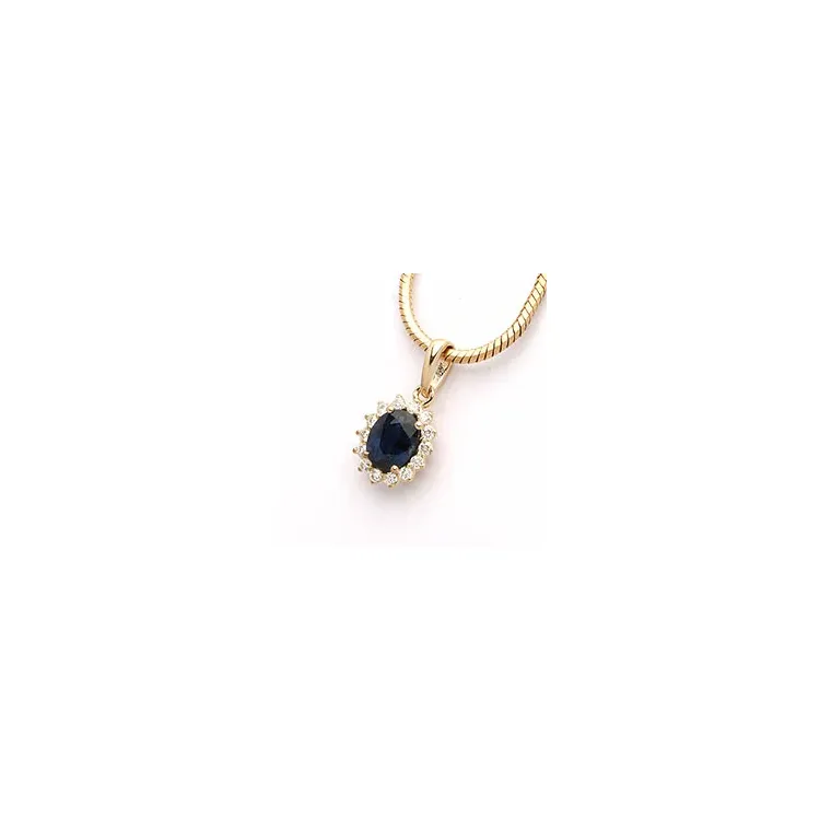 safiiri riipus 14 karaatti kultaa 0,08 ct 0,51 ct