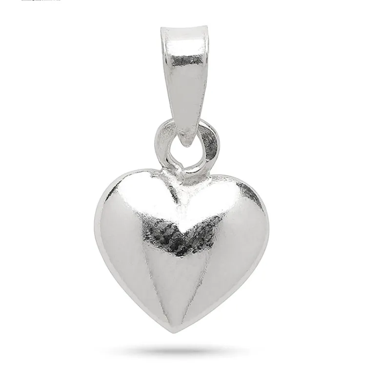 9 x 11 mm sydän riipus  hopeaa - Amoré