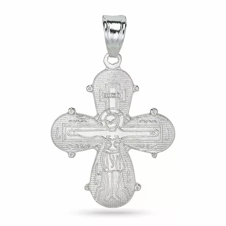 18 x 30 mm dagmarristi  hopeaa - Amoré