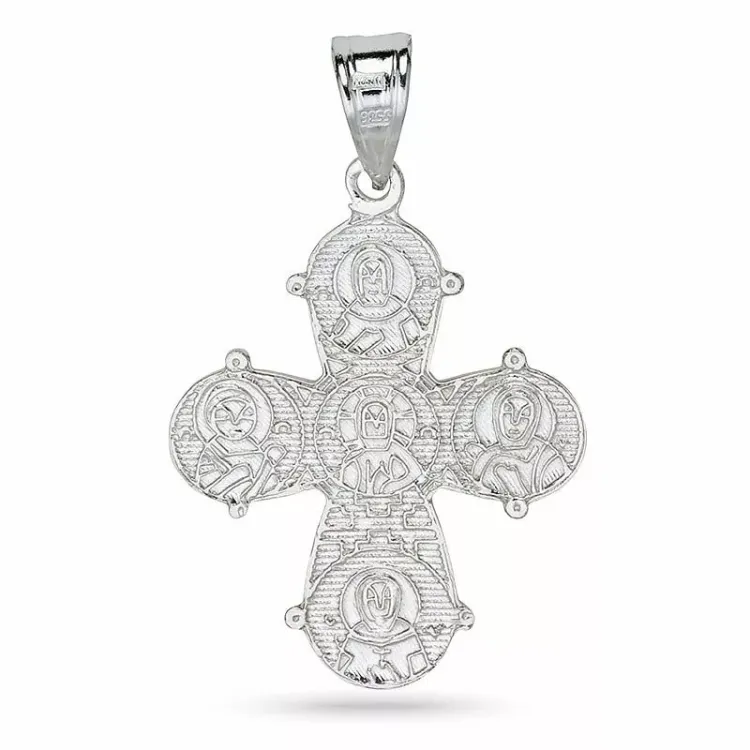 18 x 30 mm dagmarristi  hopeaa - Amoré