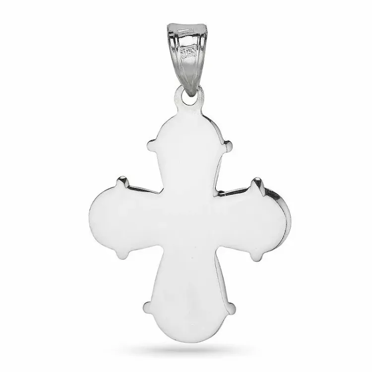18 x 30 mm dagmarristi  hopeaa - Amoré