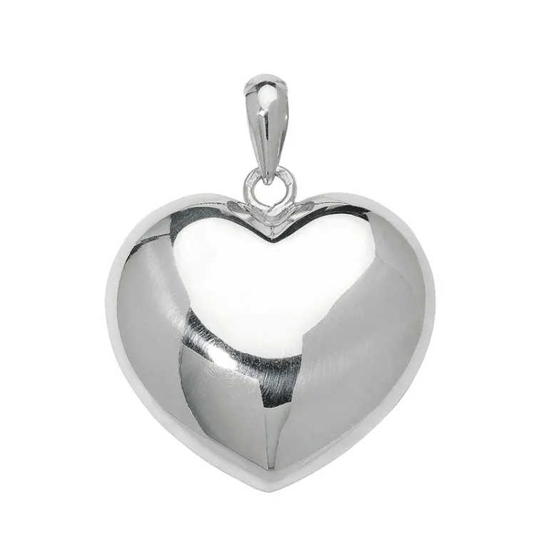 25 x 26 mm sydän riipus  hopeaa - Amoré