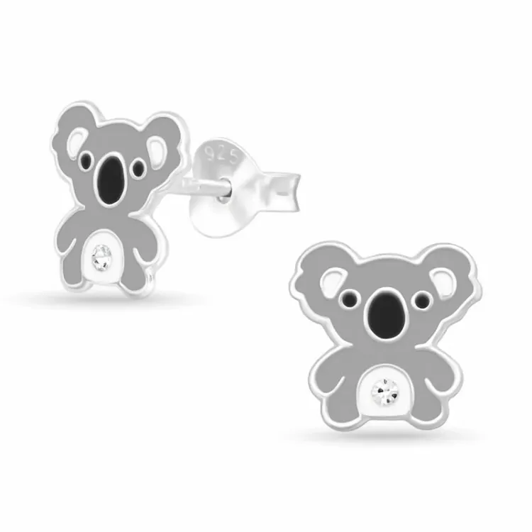 koalakarhu korvarenkaat  hopea - Little Ones