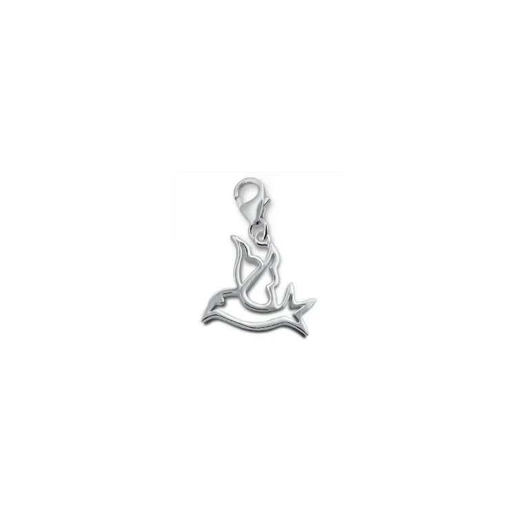 Lintu charm hopeaa
