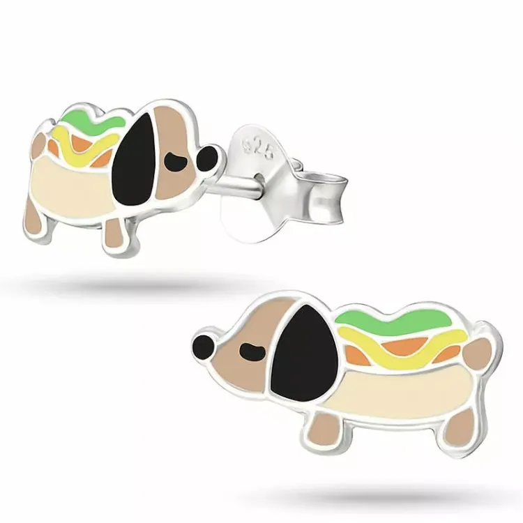 hotdog  korvarenkaat  hopea - Little Ones