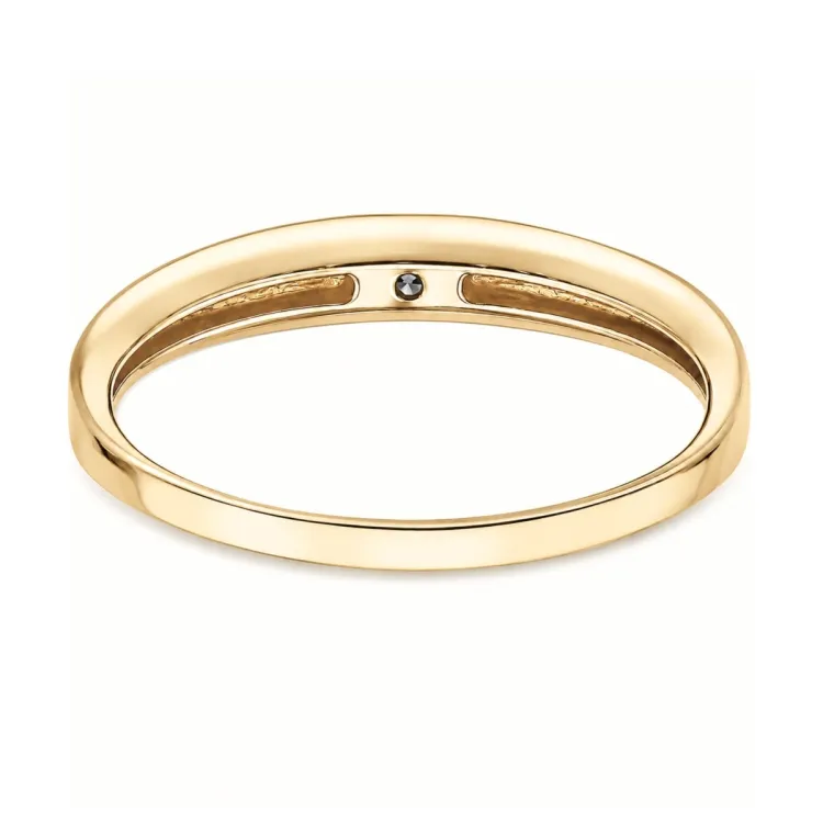 lab grown timantti solitaire-sormus kullattua hopeaa
