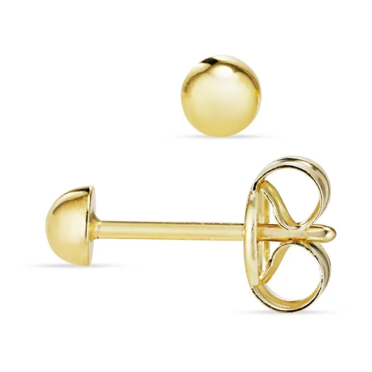 3 mm nappikorvakorut 9 karaatin kultaa - Gold Collection