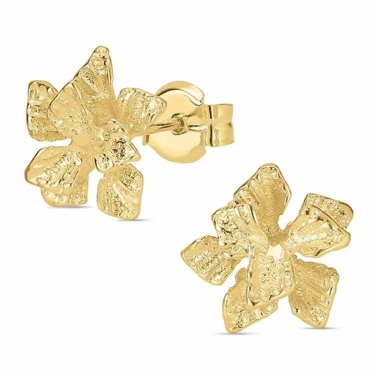 kukka nappikorvakorut 9 karaatin kultaa - Gold Collection