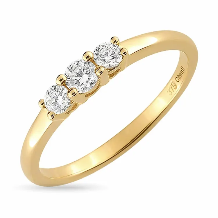 alianssisormus 9 karaatin kultaa - Gold Collection