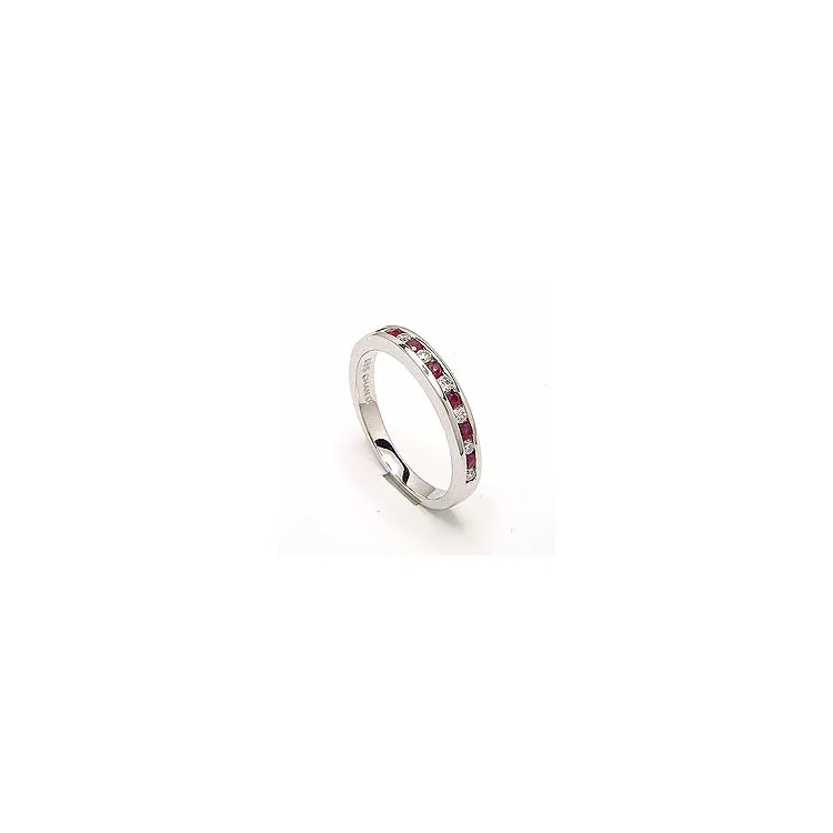 Tilaustuote - Naisten sormus 14 karaatin valkokultaa 0,18 ct 0,25 ct