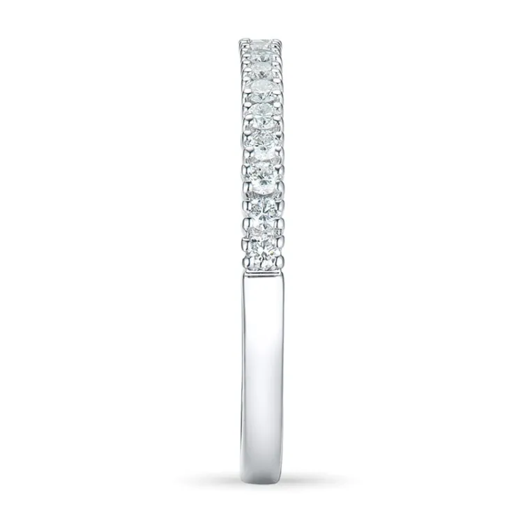 Kapea timanttisormus 14 karaatin valkokultaa 0,27 ct