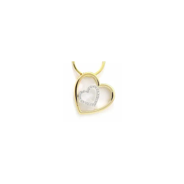 timanttiriipus 14 karaatti kulta ja valkokultaa 0,12 ct