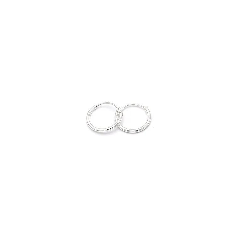 13 mm Scrouples pyöreitä rengas  hopea