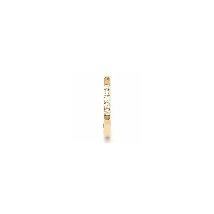 alianssisormus 14 karaatin kultaa 5 x 0,03 ct