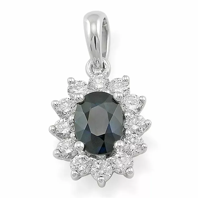 safiiri ruusukeriipus 14 karaatti valkokultaa 0,55 ct 1,05 ct