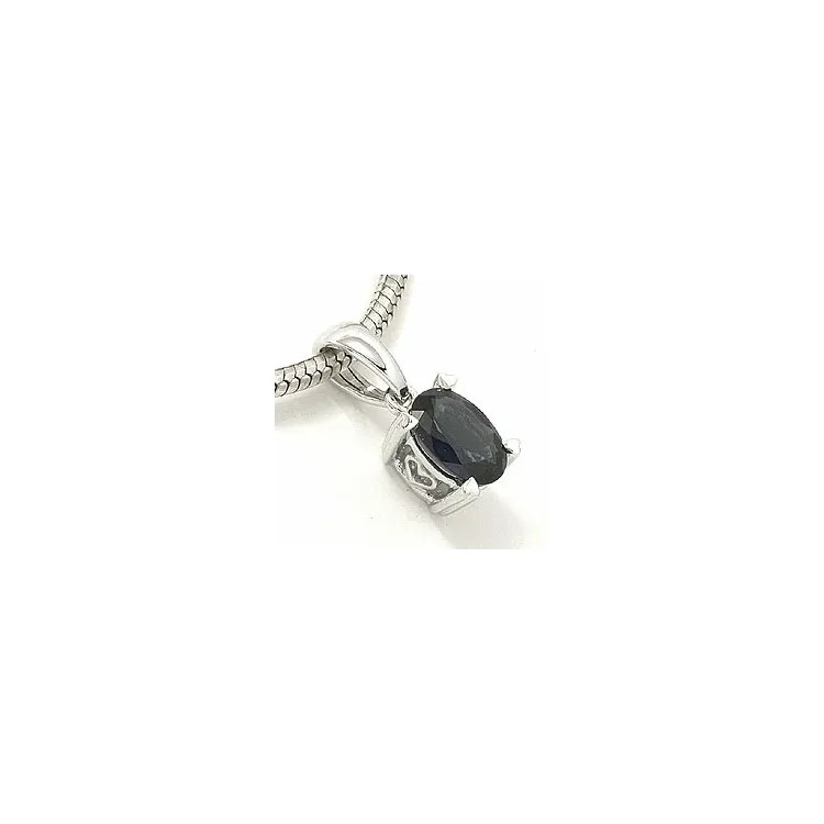 safiiri riipus 14 karaatti valkokultaa 0,55 ct ct