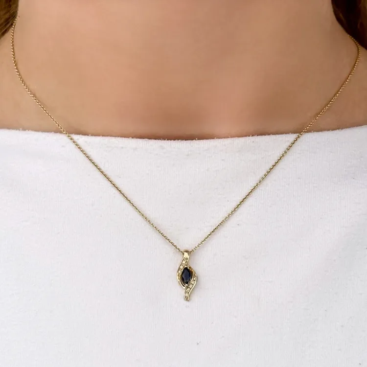 safiiri timanttiriipus 14 karaatti kultaa 0,04 ct 0,34 ct