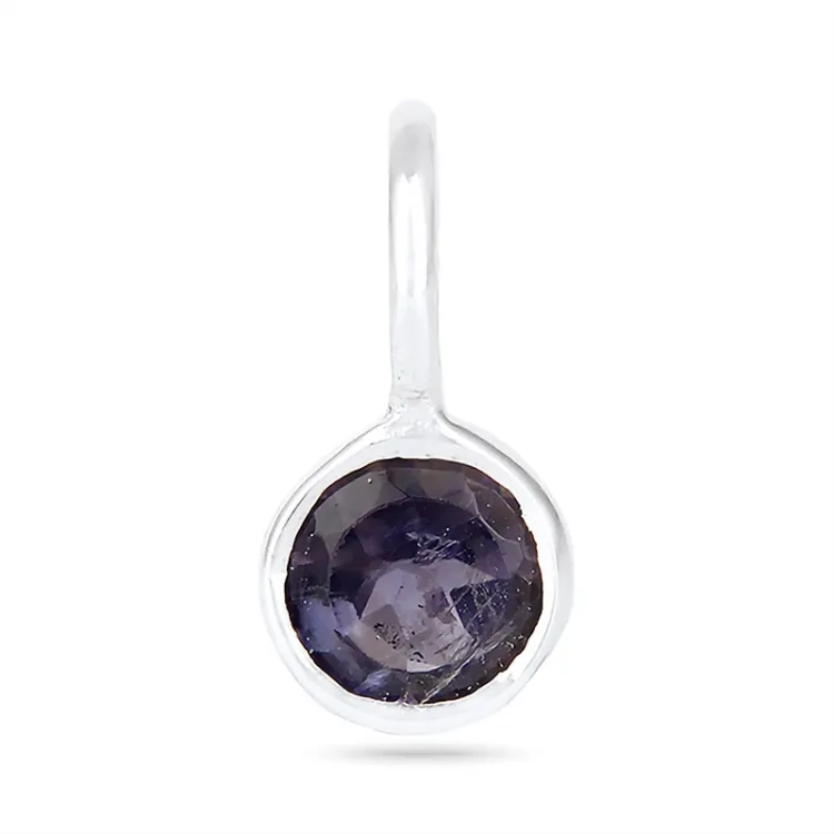 pieni ioliitti riipus hopeaa - Loom Stones
