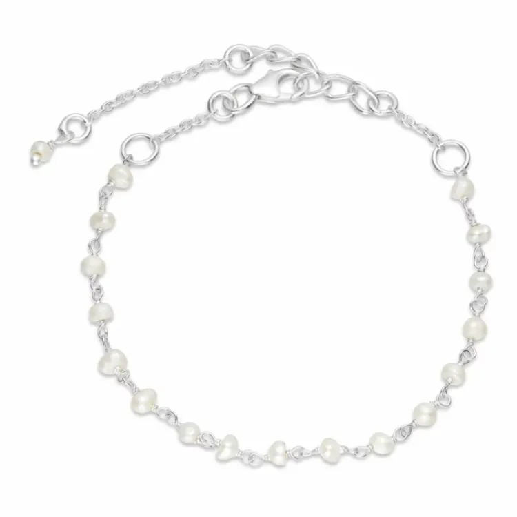 näytepakkaukset helmi rannekoru hopeaa 18 cm plus 4 cm x 3,0 mm