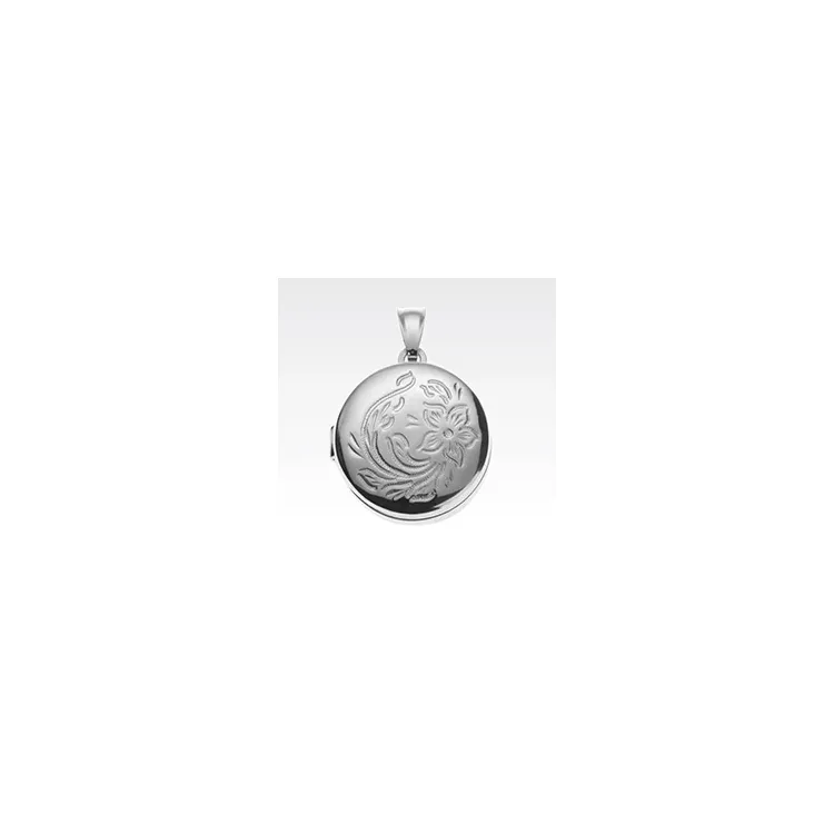 22 mm medaljonki hopeaa