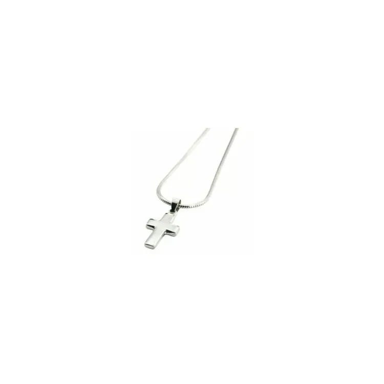 13 x 29,5 mm risti riipus hopeaa