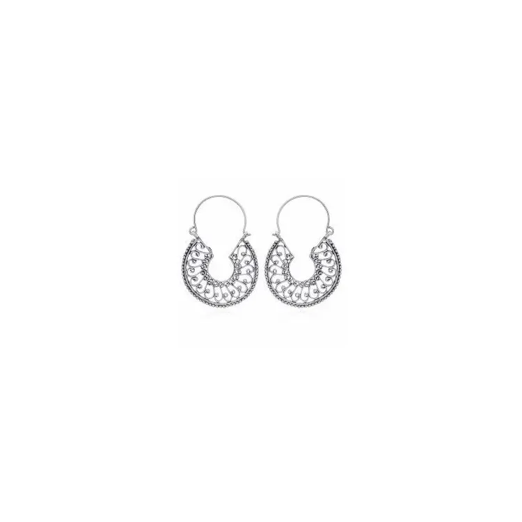 kuvio ear lines  hopeaa
