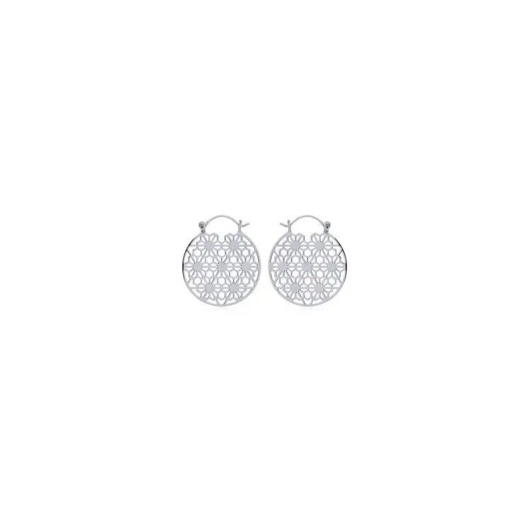 Kuvio ear lines hopeaa