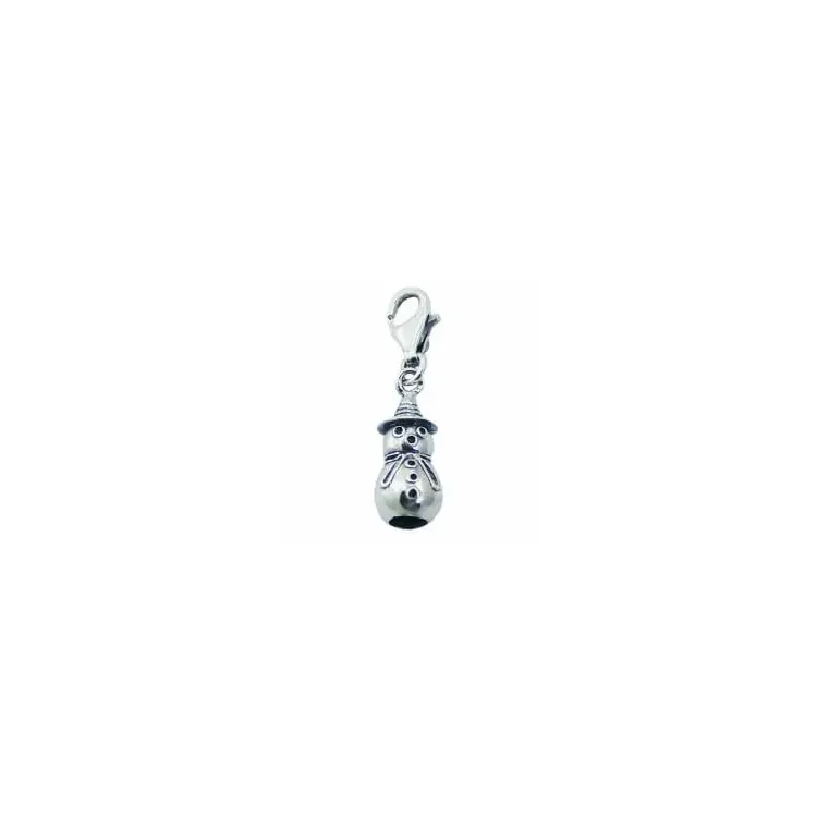 lumiukko charm hopeaa