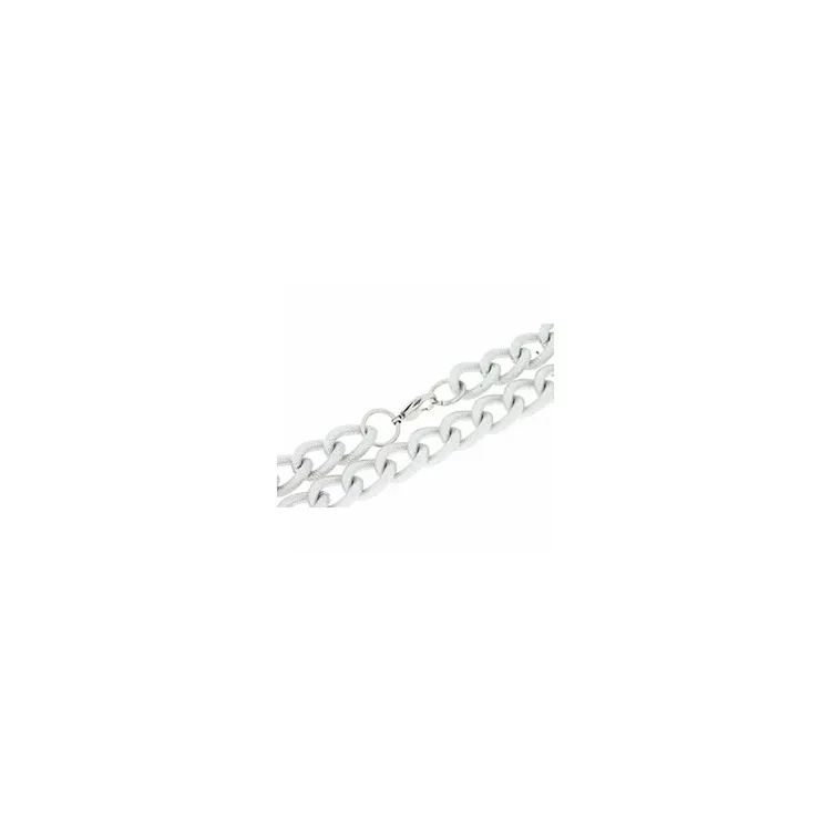 Leveä rannekoru teräs 21 cm x 14,7 mm