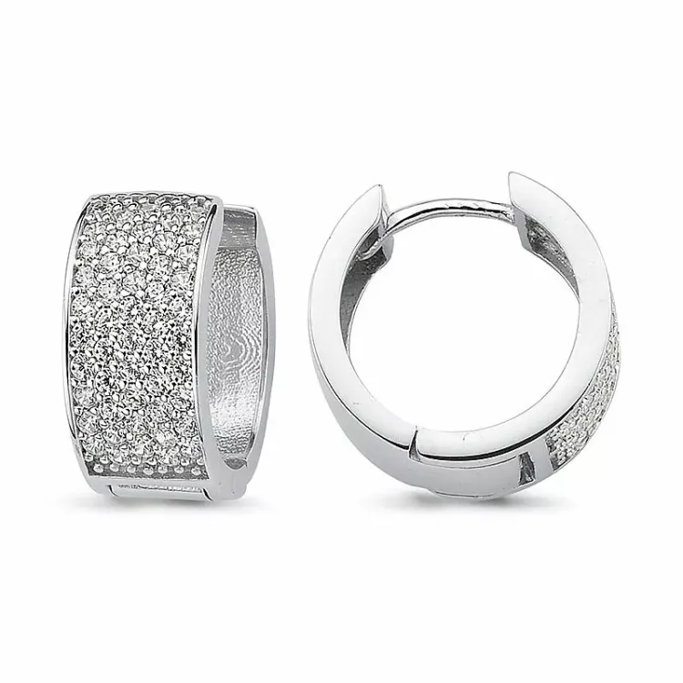 17,5 mm hopea korvarenkaat hopea