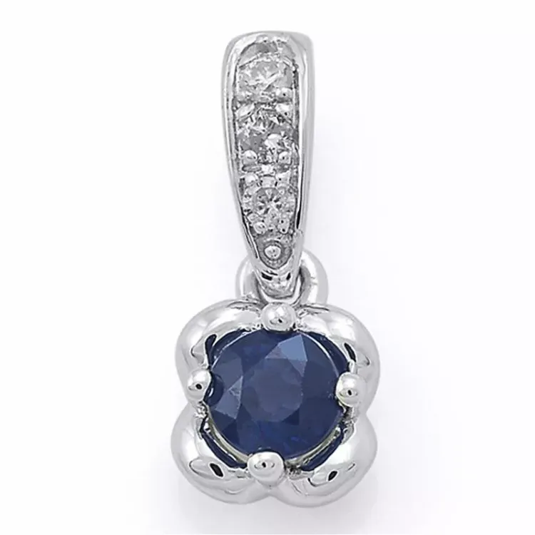 safiiri timanttiriipus 14 karaatti valkokultaa 0,23 ct 0,03 ct