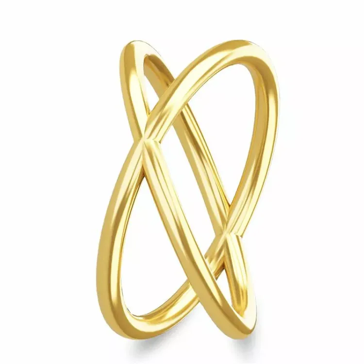 Spinning Soulmate Ring sormus  kullattua hopeaa