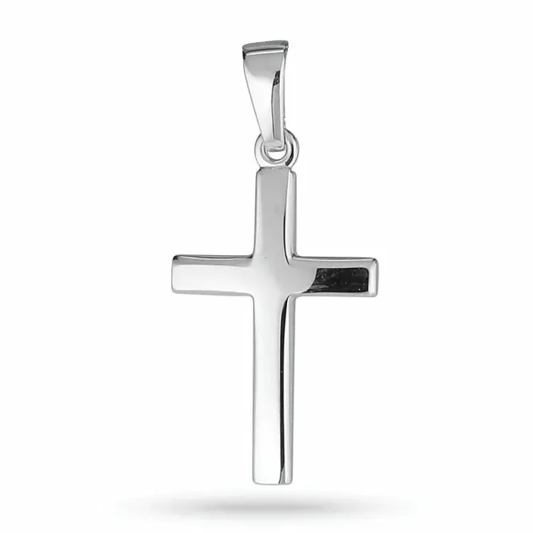 12 x 18 mm risti riipus  hopeaa - Amoré