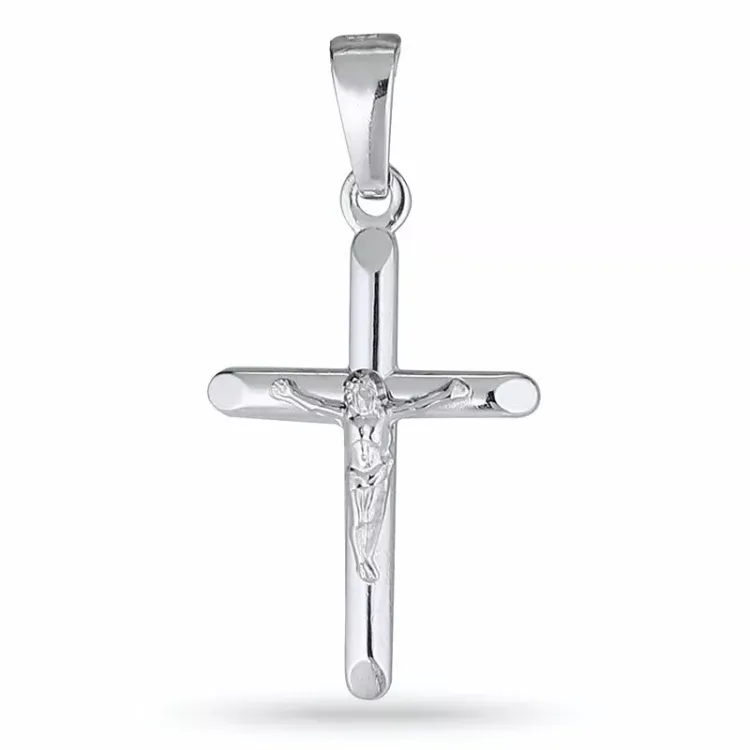 Jeesus risti riipus rodinoitua hopeaa - Amoré