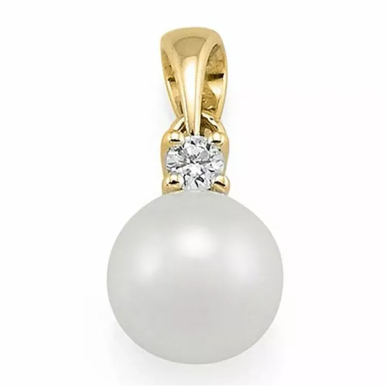 helmi timanttiriipus 9 karaatti kultaa 0,05 ct