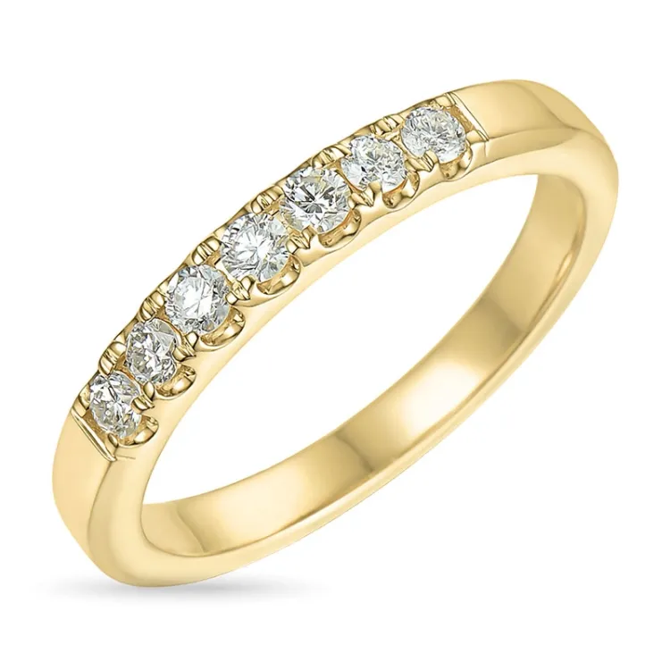 timantti alianssisormus 14 karaatin kultaa 0,26 ct