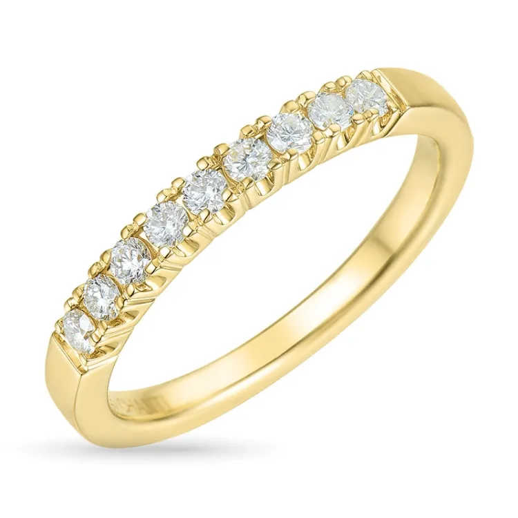 timantti alianssisormus 14 karaatin kultaa 0,23 ct
