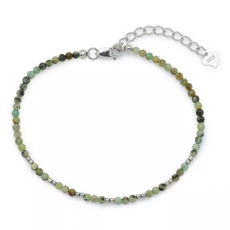 rannekoru  kivi ja hematite - Loom Stones