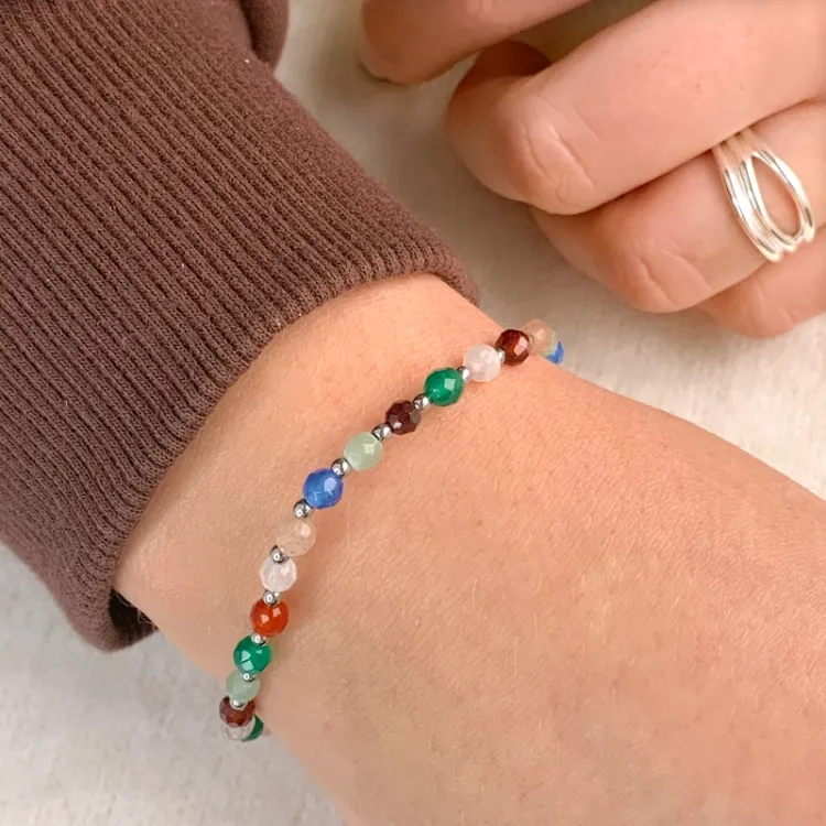 rannekoru hematite ja kivi - Loom Stones