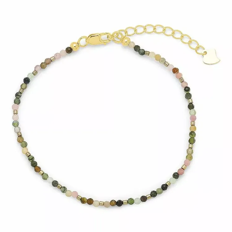rannekoru  turmaliini ja hematite - Loom Stones