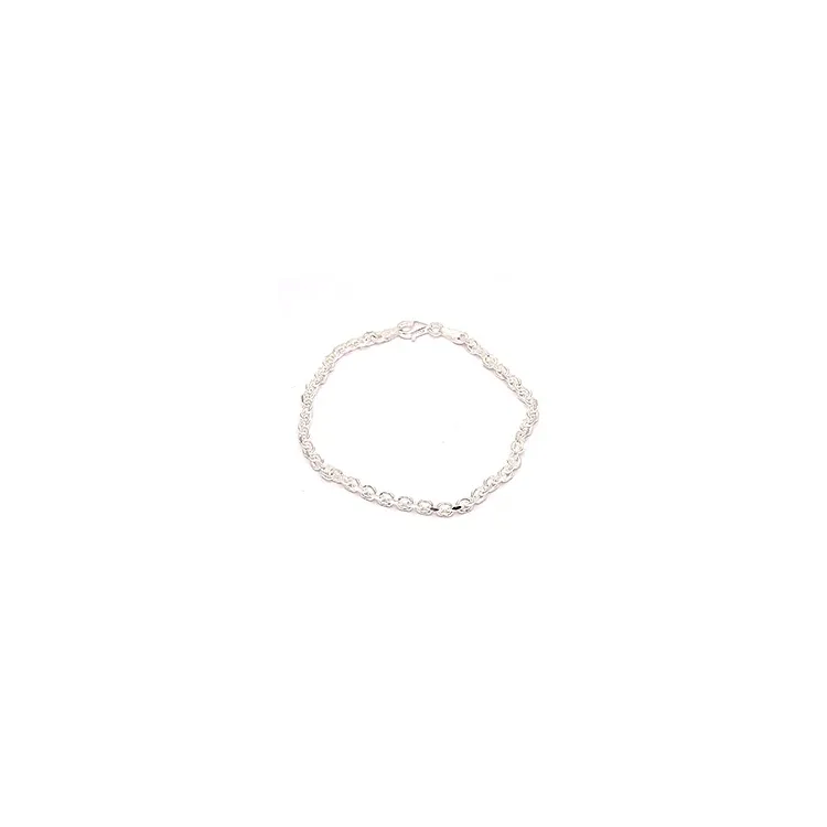 Ankkurirannekoru hopeaa 21 cm x 3,0 mm