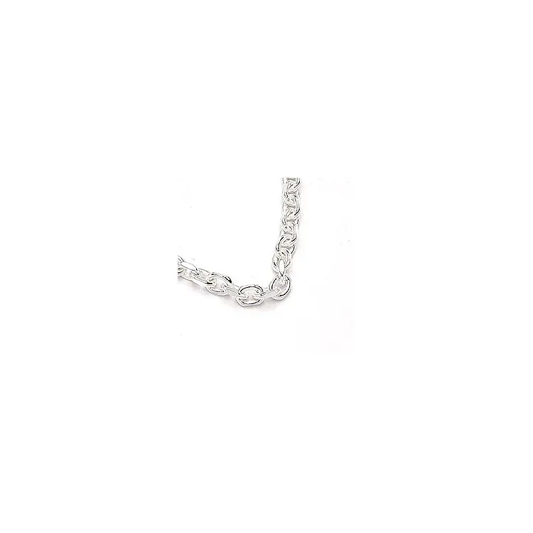 Ankkurirannekoru hopeaa 21 cm x 3,0 mm