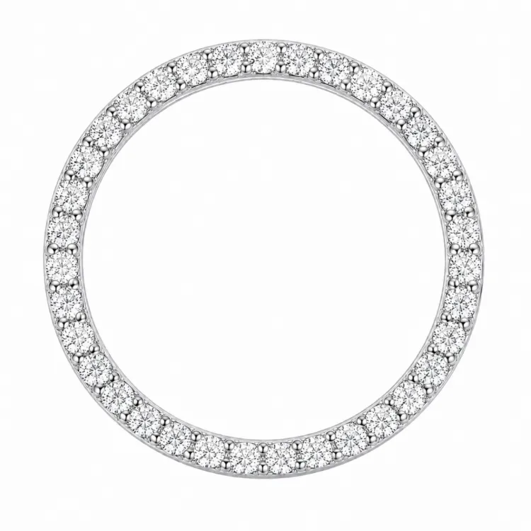 pyöreä lab grown timantti riipus 14 karaatti valkokultaa 1,03 ct