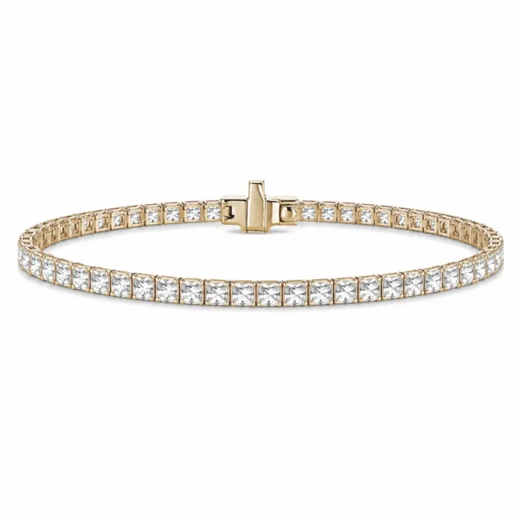 tennisrannekoru 3,14 ct 14 karaatin kultaa