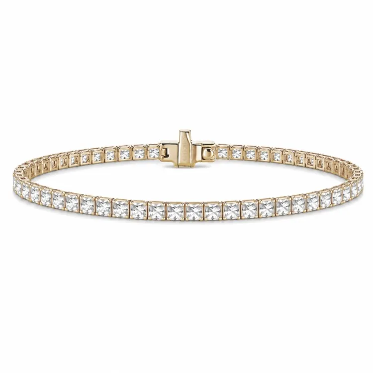 tennisrannekoru 2,86 ct 14 karaatin kultaa