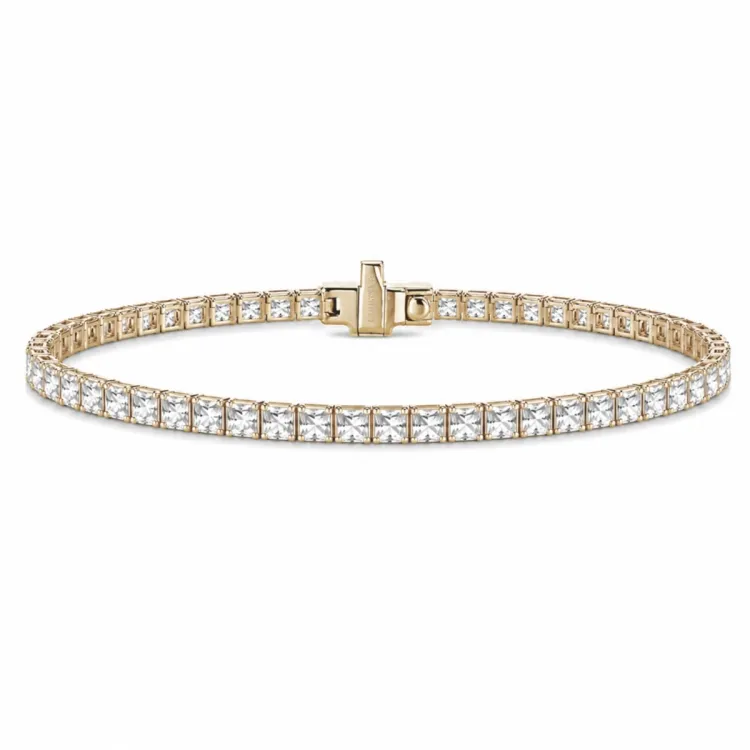 tennisrannekoru 3,00 ct 14 karaatin kultaa